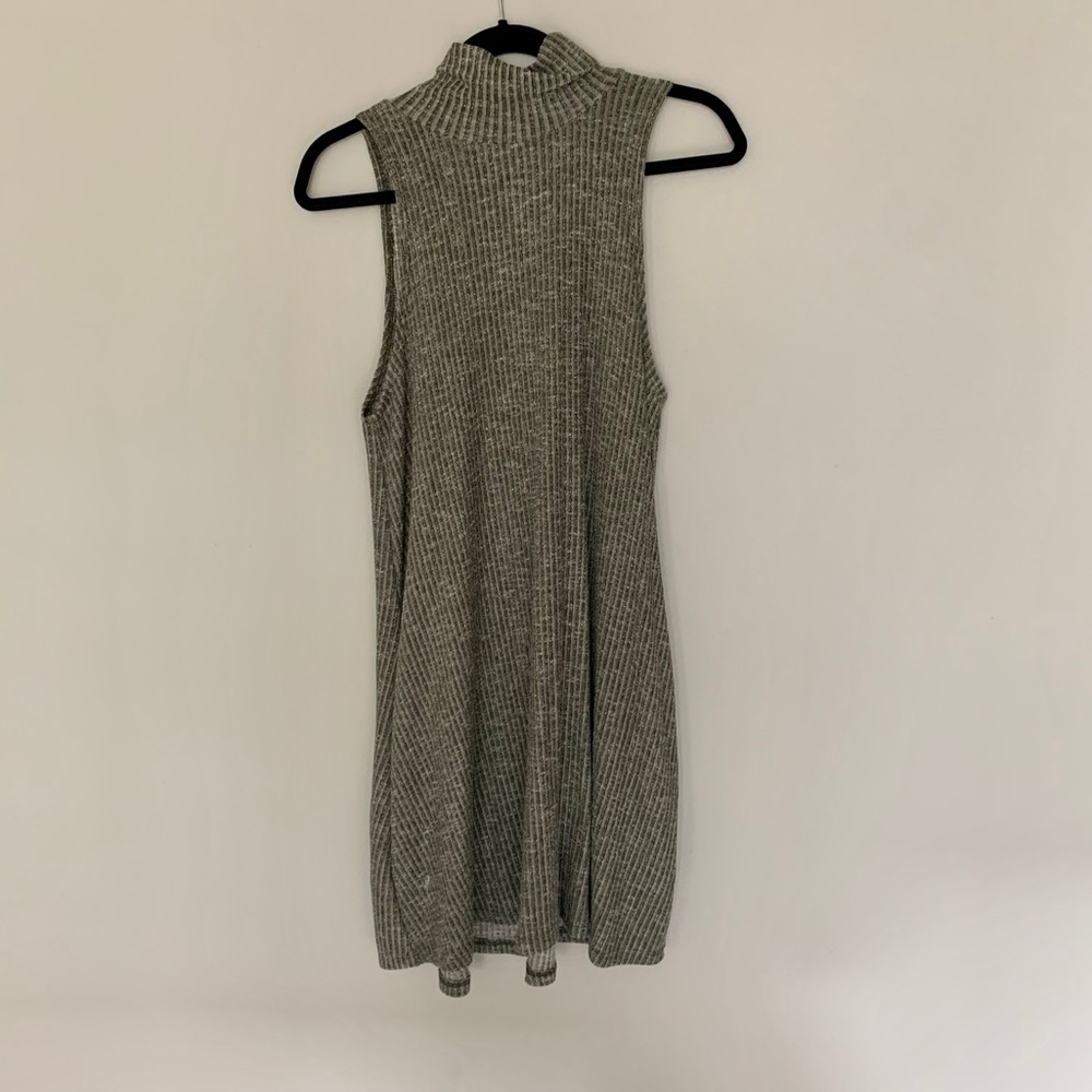 NEWBURY KUSTOM HEATHER GRAY SWEATER DRESS